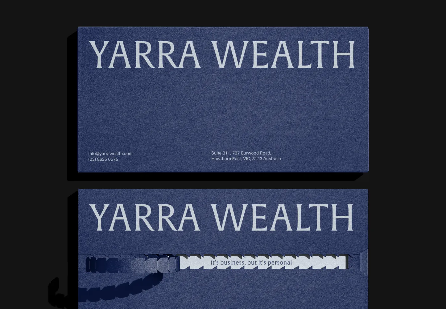 Yarra Wealth brand collateral